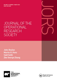 Cover image for Journal of the Operational Research Society, Volume 74, Issue 3, 2023