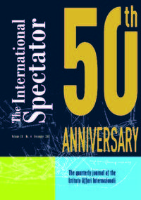 Cover image for The International Spectator, Volume 50, Issue 4, 2015