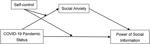 Figure 1 Hypothesized moderated mediation model.