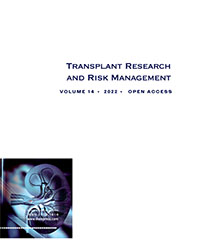 Cover image for Transplant Research and Risk Management, Volume 13, 2021
