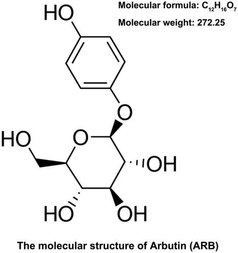 Figure 1. The molecular structure of ARB.