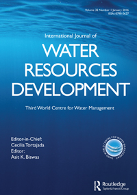Cover image for International Journal of Water Resources Development, Volume 32, Issue 1, 2016