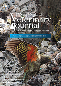 Cover image for New Zealand Veterinary Journal, Volume 68, Issue 2, 2020