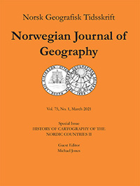 Cover image for Norsk Geografisk Tidsskrift - Norwegian Journal of Geography, Volume 75, Issue 1, 2021