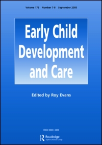 Cover image for Early Child Development and Care, Volume 15, Issue 1, 1984