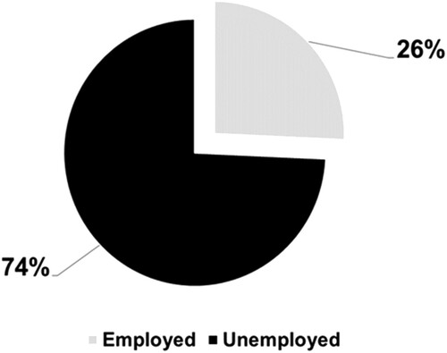 Figure 9 Employment Status at the Time of Survey.
