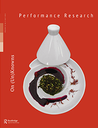 Cover image for Performance Research, Volume 26, Issue 4, 2021