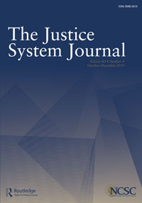 Cover image for Justice System Journal, Volume 40, Issue 4, 2019