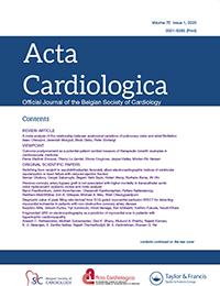 Cover image for Acta Cardiologica, Volume 75, Issue 1, 2020