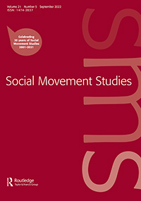 Cover image for Social Movement Studies, Volume 21, Issue 5, 2022