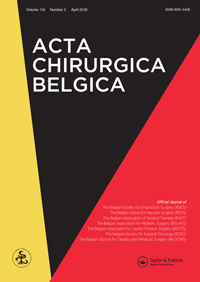 Cover image for Acta Chirurgica Belgica, Volume 118, Issue 2, 2018