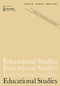 Cover image for Educational Studies, Volume 50, Issue 2, 2024