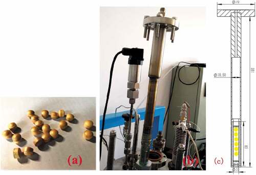 Figure 4. Images of (a) PbO particles and (b) the mass exchanger.