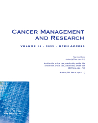 Cover image for Cancer Management and Research, Volume 5, 2013