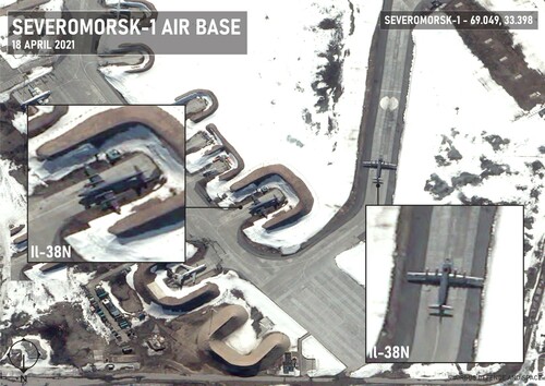 Figure 8: IL-38 MPAs at Severomorsk-1Source: Airbus Defence and Space and authors'