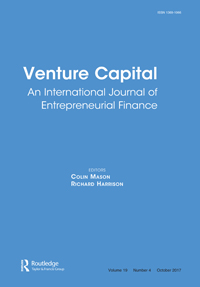 Cover image for Venture Capital, Volume 19, Issue 4, 2017