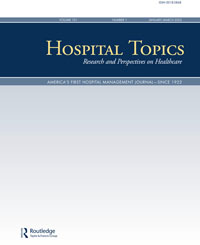 Cover image for Hospital Topics, Volume 101, Issue 1, 2023