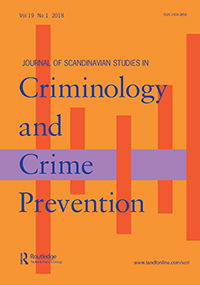 Cover image for Nordic Journal of Criminology, Volume 19, Issue 1, 2018