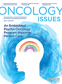 Cover image for Oncology Issues, Volume 31, Issue 2, 2016