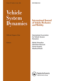 Cover image for Vehicle System Dynamics, Volume 59, Issue 6, 2021