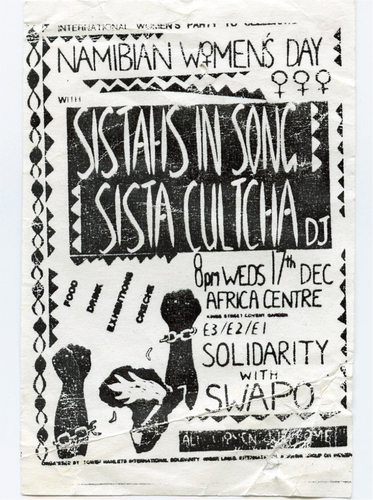 Figure 2. Namibian Women’s Day flyer, late 1980s. Writer’s personal archive.