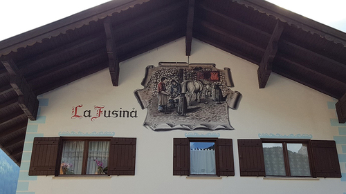 Figure 10. La Fusina (Ladin for smithy) – the site of the old smithy (Photo by the author 2018).