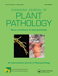 Cover image for Canadian Journal of Plant Pathology, Volume 45, Issue 1, 2023