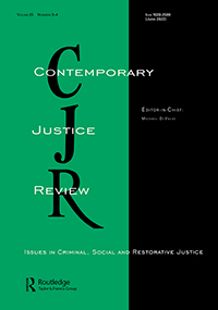 Cover image for Contemporary Justice Review, Volume 25, Issue 3-4, 2022
