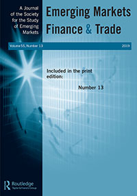 Cover image for Emerging Markets Finance and Trade, Volume 55, Issue 13, 2019