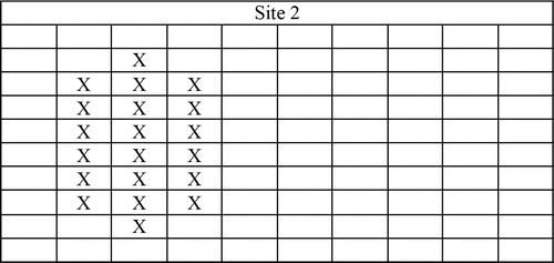 Figure 2. Layout for Comparing Simple Random Sampling to Stratified Random Sampling.