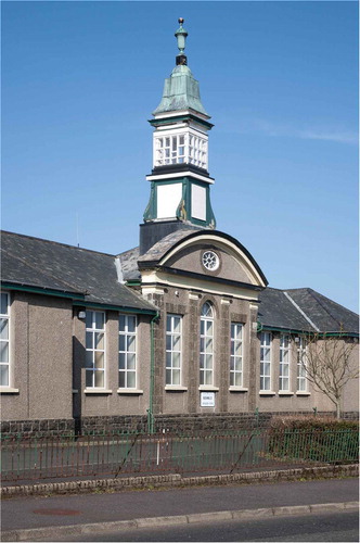 Figure 6. Bushmills School, 1925–27, central bay with lantern. (Photo by Michelle Reuter)