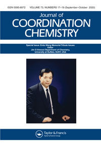 Cover image for Journal of Coordination Chemistry, Volume 73, Issue 17-19, 2020