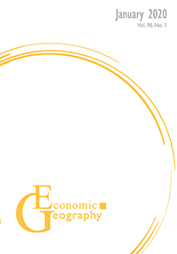 Cover image for Economic Geography, Volume 96, Issue 1, 2020