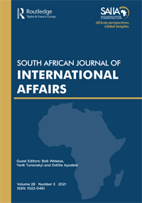 Cover image for South African Journal of International Affairs, Volume 28, Issue 3, 2021