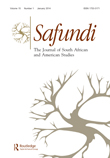 Cover image for Safundi, Volume 15, Issue 1, 2014