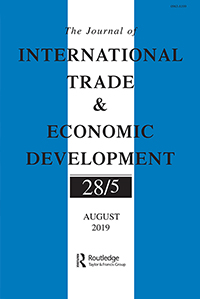 Cover image for The Journal of International Trade & Economic Development, Volume 28, Issue 5, 2019