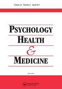 Cover image for Psychology, Health & Medicine, Volume 24, Issue 4, 2019