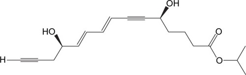 Figure 2 Structure of resolvin E1 analog (RX-10045).