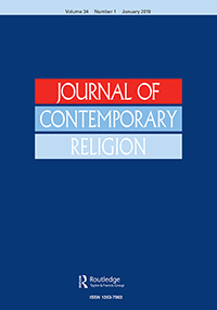 Cover image for Journal of Contemporary Religion, Volume 34, Issue 1, 2019