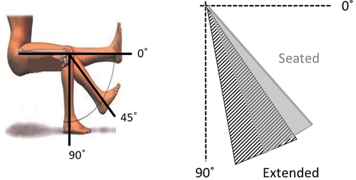 Figure 3. The influence of dynamometer set-up on functional range.