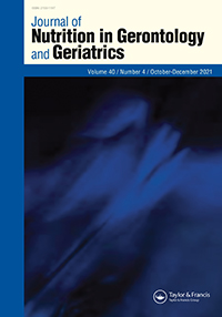 Cover image for Journal of Nutrition in Gerontology and Geriatrics, Volume 40, Issue 4, 2021