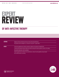Cover image for Expert Review of Anti-infective Therapy, Volume 14, Issue 5, 2016