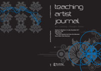 Cover image for Teaching Artist Journal, Volume 15, Issue 3-4, 2017
