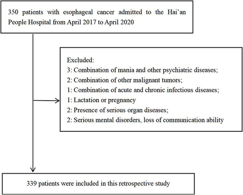 Figure 1 A flowchart describing the details of patient selection.