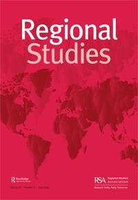 Cover image for Regional Studies, Volume 56, Issue 6, 2022
