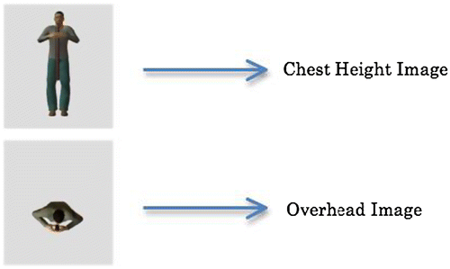 Figure 3. Example of a body and overhead image.