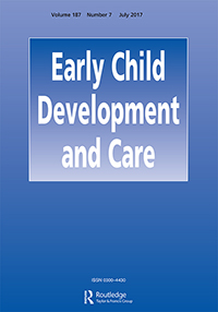 Cover image for Early Child Development and Care, Volume 187, Issue 7, 2017