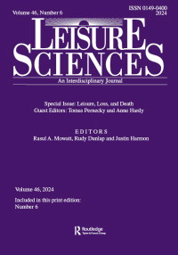 Cover image for Leisure Sciences, Volume 46, Issue 6, 2024