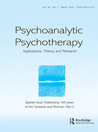 Cover image for Psychoanalytic Psychotherapy, Volume 36, Issue 1, 2022