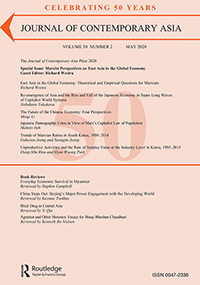 Cover image for Journal of Contemporary Asia, Volume 50, Issue 2, 2020